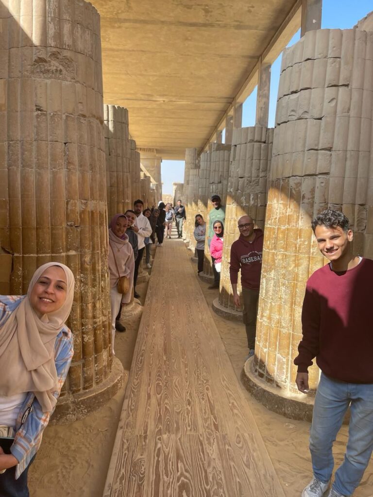 Rehal team at Saqqara